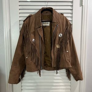 Wilson’s Leather Fringe Suede Jacket